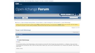 1und1 Mailxchange - Official Open-Xchange Forum