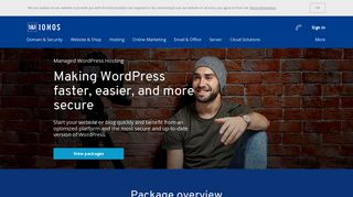 WordPress Hosting >> Affordable Packages with ... - 1&1 IONOS