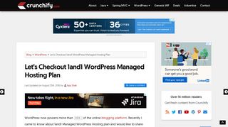 Let's Checkout 1and1 WordPress Managed Hosting Plan • Crunchify