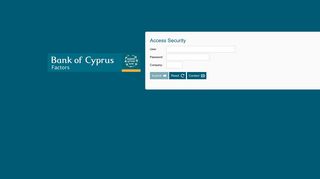 Bank of Cyprus - Internet Factoring