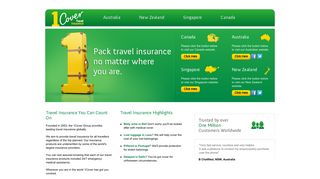 1Cover Travel Insurance Australia, New Zealand, UK, Singapore ...
