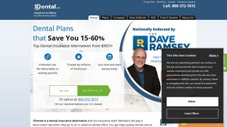 1Dental.com: Dental Plans | Save 15-60% at the Dentist