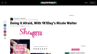 Doing It Afraid, With 1K1Day's Nicole Walter | HuffPost