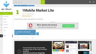 1Mobile Market Lite 6.6.4 for Android - Download