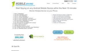 Info - Mobile Spy with Android Monitoring $39.95