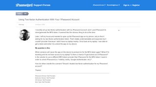 Using Two-factor Authentication With Your 1Password Account ...