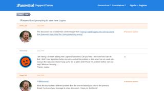 1Password not prompting to save new Logins — 1Password Forum