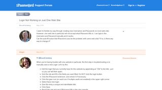 Login Not Working on Just One Web Site — 1Password Forum