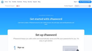 Get started Learn how to set up and use ... - 1Password Support