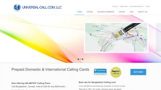 Calling Cards by Universal-Call | Pinless, Prepaid, Rechargeable
