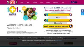 Guarantor Loans | 1Plus1 Loans™ - A Better Kind of Loan | £500 to ...