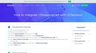 1ShoppingCart Shopping Cart | Payment Gateway Integration ...