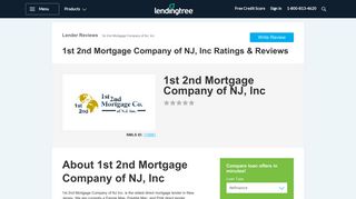 1st 2nd Mortgage Company of NJ, Inc - Mortgage Company Reviews ...