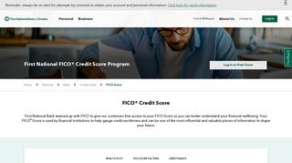 FICO Score | First National Bank of Omaha