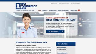 First Convenience Bank | A division of First National Bank Texas ...