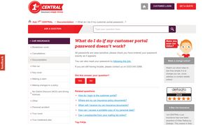 What do I do if my customer portal password doesn't work? | Ask a ...