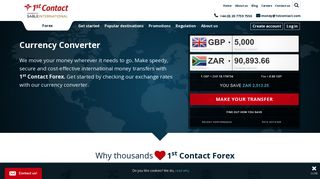 Currency Converter | 1st Contact Forex