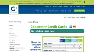 Credit Card - Community 1st Credit Union