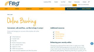 Online Banking | First Credit Union
