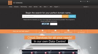 1st DNS Ltd: Portal Home