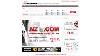 New Zealand Domain Name Registration at 1st Domains, Register a ...