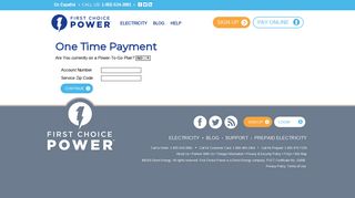 Pay Your Electricity Bill Now | First Choice Power