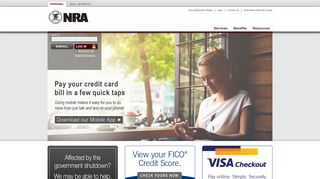 NRA Visa Personal Credit Card, First Bankcard, a division of First ...