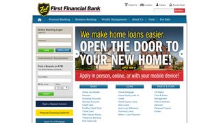 First Financial Bank: Banking, Loans, Investments