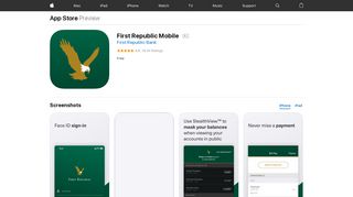 First Republic Mobile - Green on the App Store - iTunes - Apple