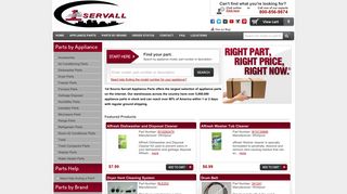1st Source Servall has the appliance parts you need!