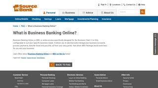 What is Business Banking Online? | 1st Source Bank