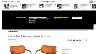 Steven Kurutz: On 1stdibs, Dreams, at Least, Are Free - The New York ...