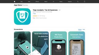 1tap receipts: Tax & Expenses on the App Store - iTunes - Apple