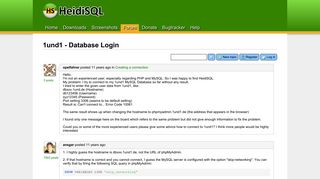 1und1 - Database Login - HeidiSQL