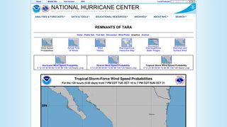 remnants of tara - National Hurricane Center - NOAA