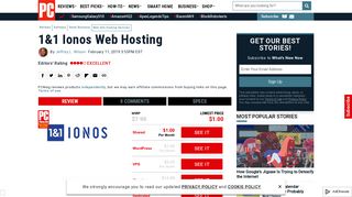 1&1 Web Hosting Review & Rating | PCMag.com