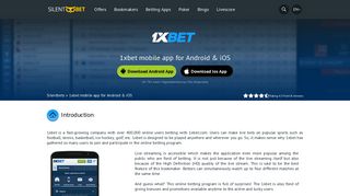 Download 1XBET Mobile Apps for Android and iOS - Install guide