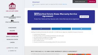 Brokers/Agents - 2-10 Home Warranty