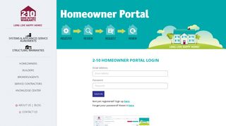 Homeowner Portal - 2-10 Home Buyers Warranty