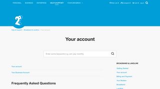 Your account | 2degrees Mobile