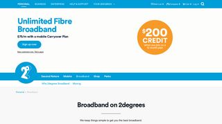 Broadband on 2degrees | Get $200 Joining Credit | 2degrees Mobile