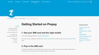 Getting Started on Prepay | 2degrees Mobile
