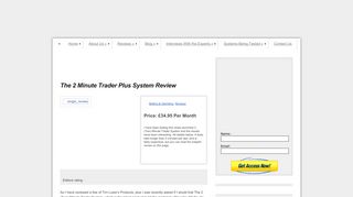 Tim Lowe's 2 Minute Trader System - Money Makers Reviewed