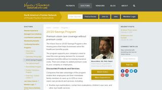 20/20 Savings Program | Vision Source