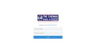 Chennai School of Banking | ExamCenter