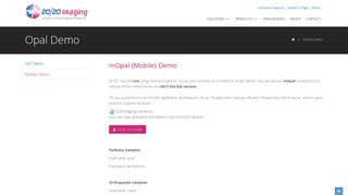 mOpal Mobile X-Ray Viewing Software - 20/20 Imaging