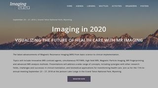 Imaging in 2020: 2018 Conference – Visualizing the Future of Health ...