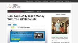 Can You Really Make Money With The 20/20 Panel?