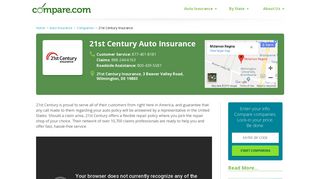 Learn more about 21st Century Insurance | Compare.com