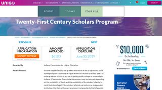 Twenty-First Century Scholars Program Details - Apply Now | Unigo